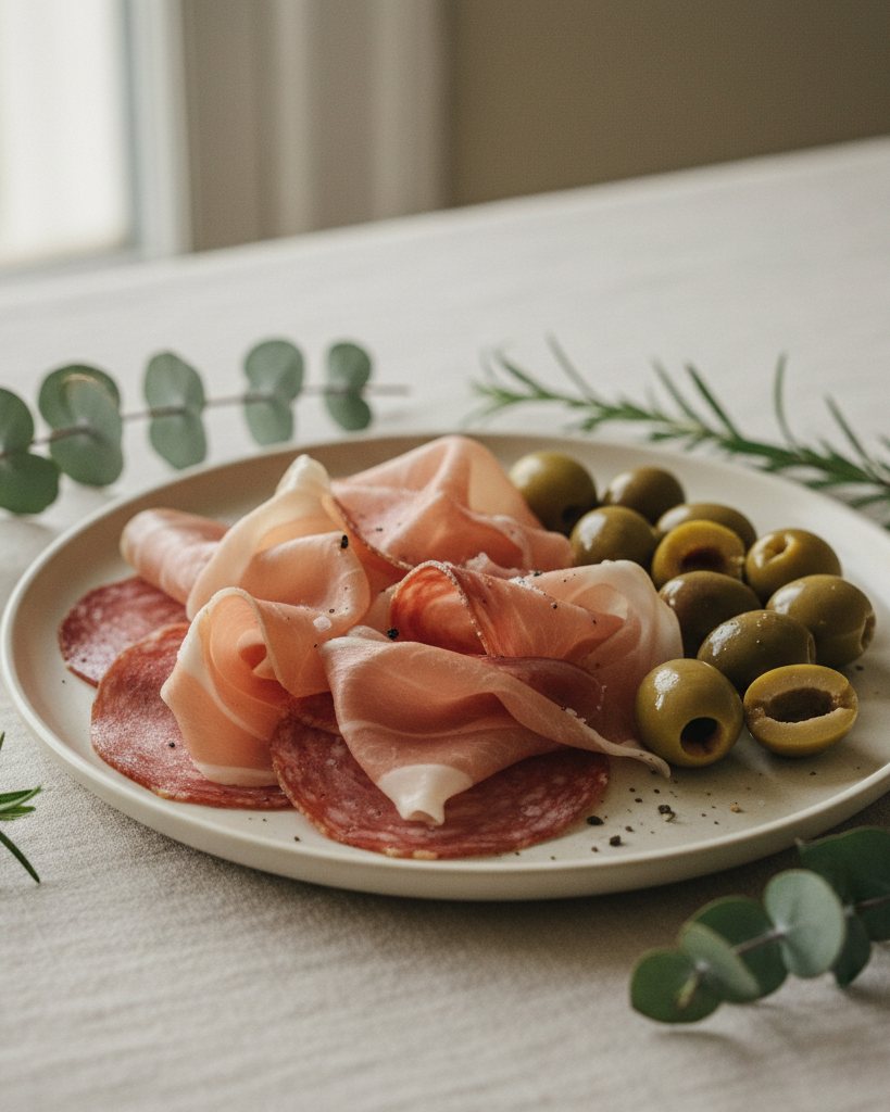 Corporate gifting — cured meats and cheese